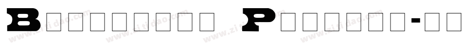 Brongline Presiom字体转换